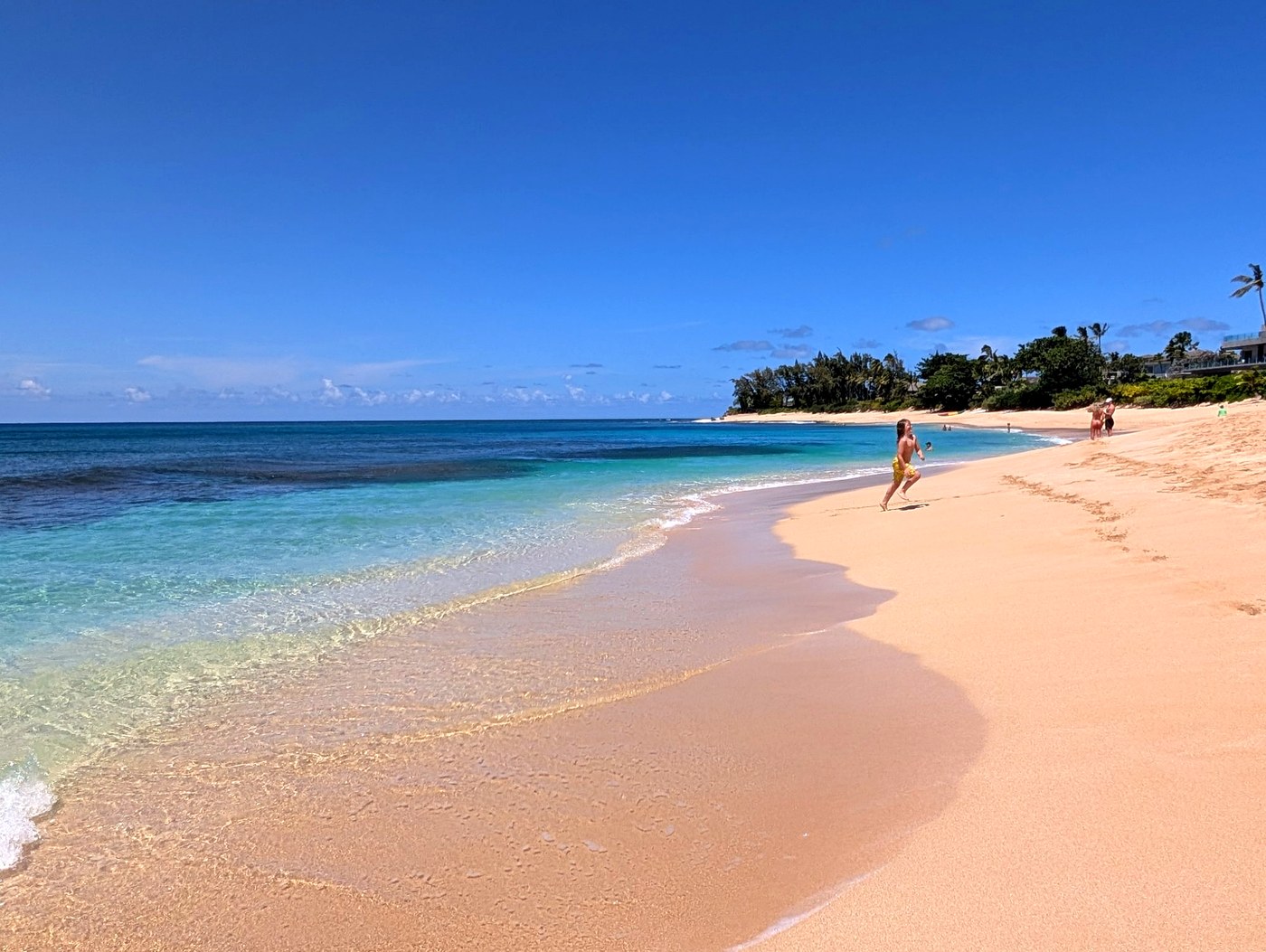 Sunset Beach calm turquoise water on Oahu's North Shore